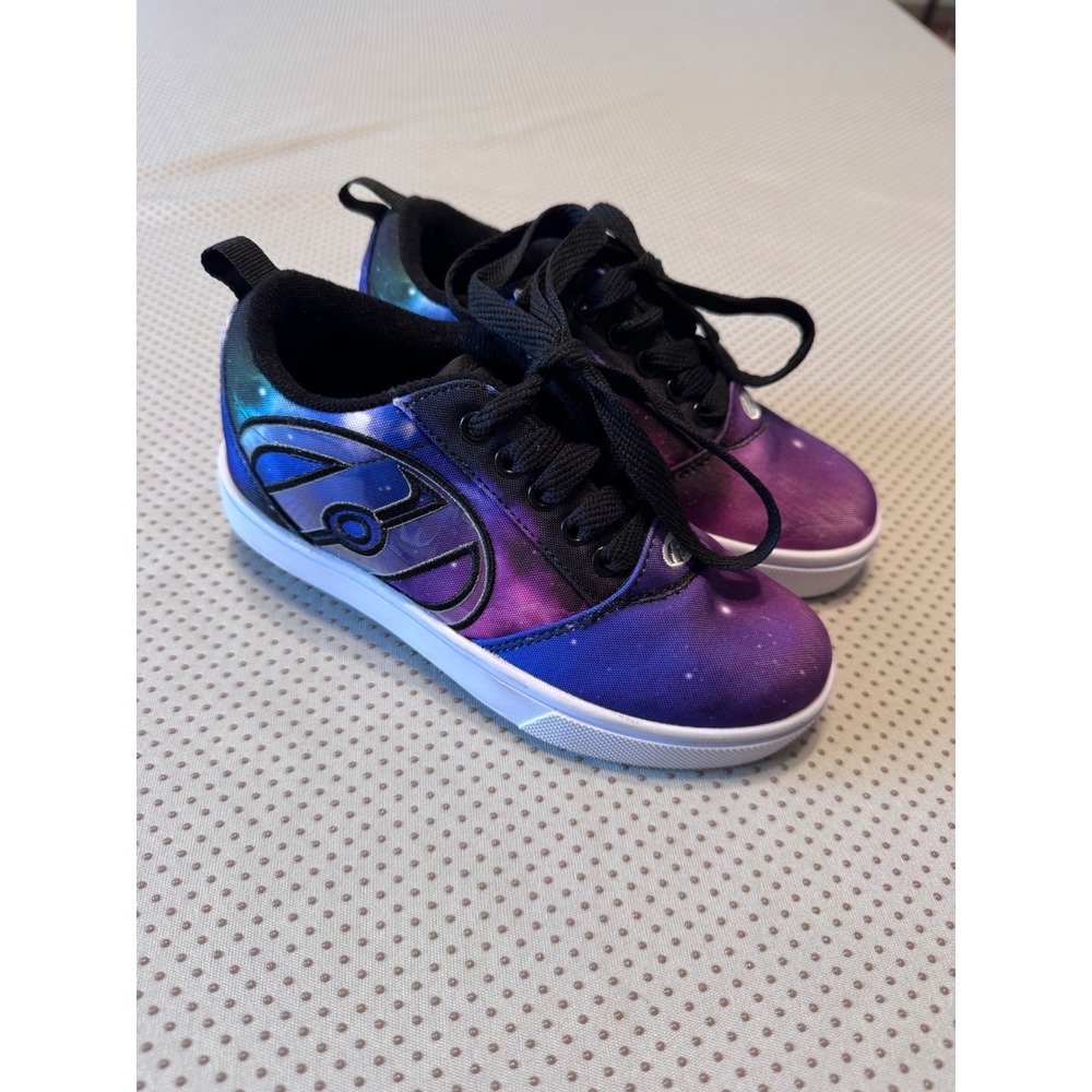 Heelys Pro 20 Galaxy Nebula Skate Shoes Purple Blue Black Kids Youth Size 13C